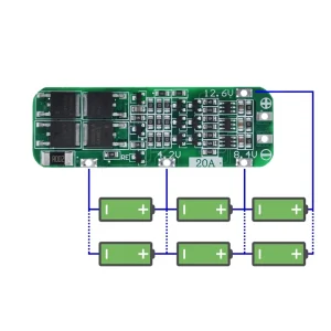 Modulo BMS 3S 20A - Imagen 2